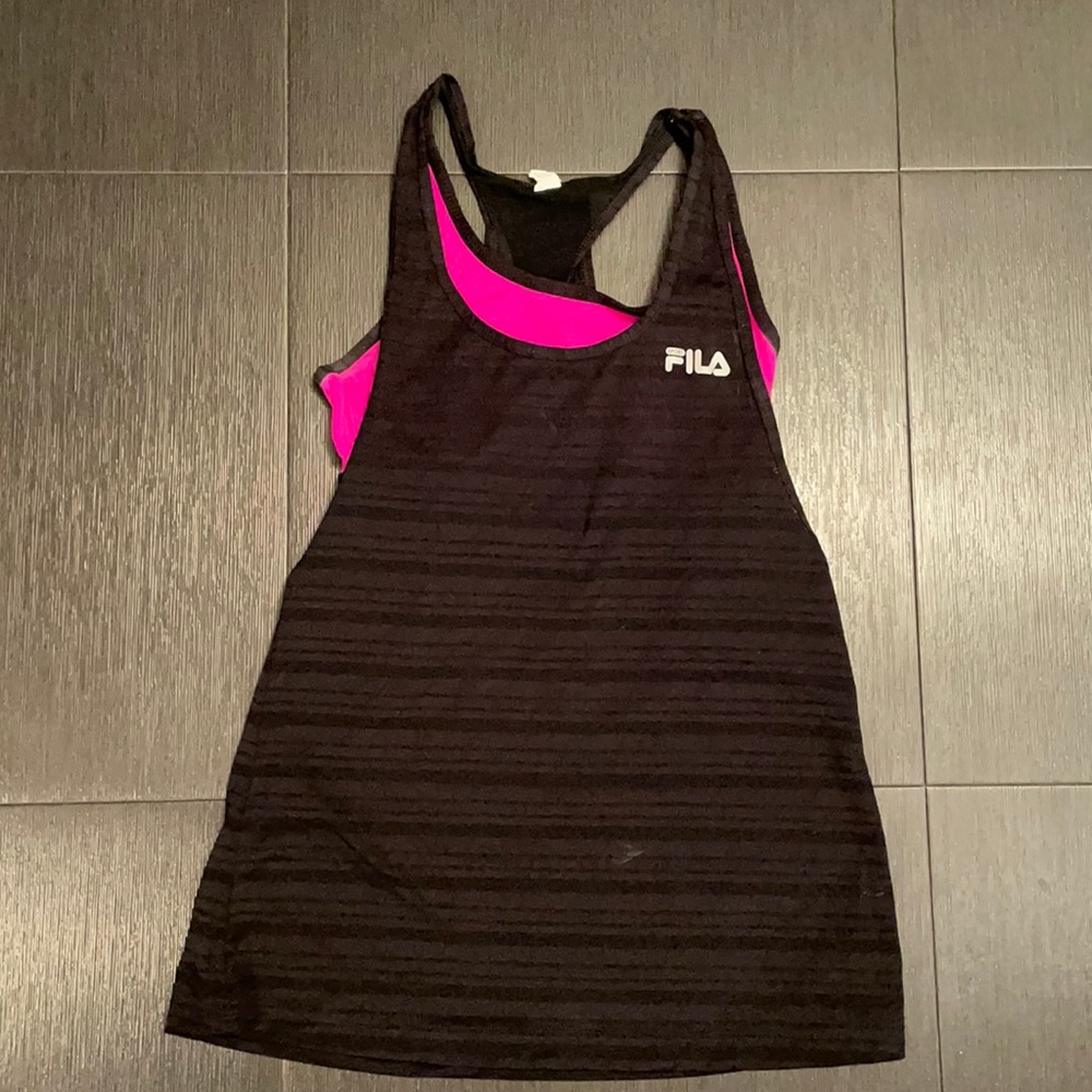 fila tank top with built in bra
